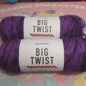 Big Twist Purplexed Acrylic Yarn